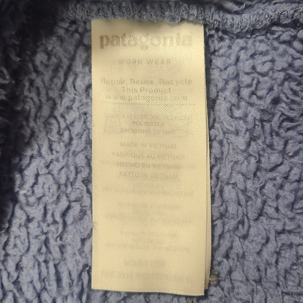 Patagonia Los Gatos 1/4 Zip Fleece Pullover Periwinkle Blue Women’s Small - Picture 4 of 10